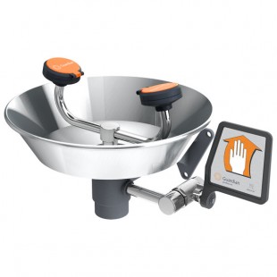 Guardian Equipment G1750 Wall Mounted Eye and Face Wash Station with Stainless Steel Bowl