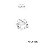 Nilfisk GD930 PRO HEPA 4 Gallon Canister Vacuum with HEPA Filtration and Tool Kit - 120V