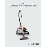 Nilfisk GD930 PRO HEPA 4 Gallon Canister Vacuum with HEPA Filtration and Tool Kit - 120V