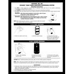 San Jamar S890TBK Oceans 800 ml Soap / Hand Sanitizer Dispenser - Black Pearl