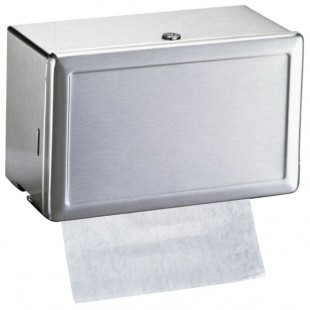 Bobrick B-263 Surface-Mounted C-Fold / Multifold Paper Towel Dispenser Bobrick B-263 Surface-Mounted C-Fold / Multifold Paper Towel Dispenser