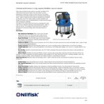 Nilfisk ATTIX 19AE 19 Gallon Sump Pump Wet / Dry Vacuum with 4-Piece Tool Kit - 120V