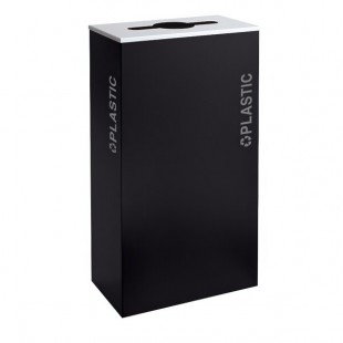 Ex-Cell Kaiser RC-KD17-PL BT-PBG Black Tie Kaleidoscope Pebble Black Gloss 17 Gallon Rectangular Plastic Receptacle Ex-Cell Kaiser RC-KD17-PL BT-PBG Black Tie Kaleidoscope Pebble Black Gloss 17 Gallon Rectangular Plastic Receptacle