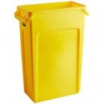 Rubbermaid® 1956185 92 Qt. / 23 Gallon Slim Jim Blue Rectangular Trash Can