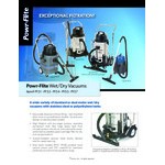 Powr-Flite PF53 15 Gallon Stainless Steel Wet / Dry Vacuum with Toolkit Powr-Flite PF53 15 Gallon Stainless Steel Wet / Dry Vacuum with Toolkit