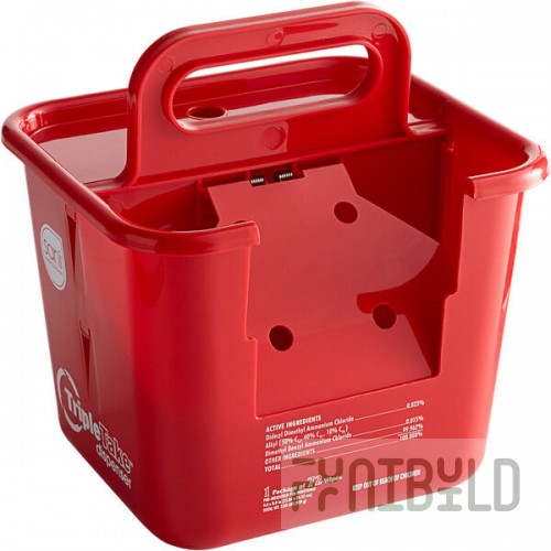 Sani Professional 924BKT1 Red Triple Take Dispenser