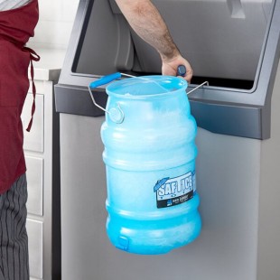 San Jamar SI6000BPAF Saf-T-Ice 6 Gallon Polypropylene Ice Tote San Jamar SI6000BPAF Saf-T-Ice 6 Gallon Polypropylene Ice Tote