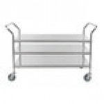 Regency Stainless Steel Three Shelf Utility Cart - 24
