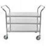 Regency Stainless Steel Three Shelf Utility Cart - 24