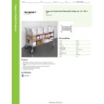 Regency Stainless Steel Three Shelf Utility Cart - 24