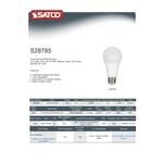 Satco S28785 15.5 Watt (100 Watt Equivalent) Frosted Warm White LED Light Bulb, 120V (A19) Satco S28785 15.5 Watt (100 Watt Equivalent) Frosted Warm White LED Light Bulb, 120V (A19)