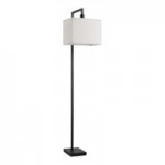 Globe Modern Matte Black Outdoor Wall Sconce with Brass Accents - 120V, 60W Globe Modern Matte Black Outdoor Wall Sconce with Brass Accents - 120V, 60W
