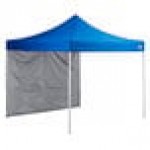Backyard Pro Courtyard Series 10' x 10' Blue Straight Leg Heavy-Duty Aluminum Instant Pop-Up Canopy Tent
