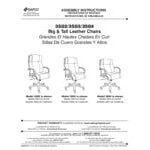 Safco Lineage Big & Tall Black Mid Back Leather Task Chair Safco Lineage Big & Tall Black Mid Back Leather Task Chair