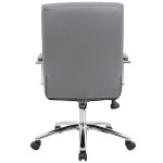 Boss B696C-GY Modern Executive Gray CaressoftPlus Conference Chair Boss B696C-GY Modern Executive Gray CaressoftPlus Conference Chair