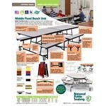 National Public Seating MTFB10-PWPECR 10' Rectangular Fixed Bench Plywood Cafeteria Table with ProtectEdge and Chrome Frame National Public Seating MTFB10-PWPECR 10' Rectangular Fixed Bench Plywood Cafeteria Table with ProtectEdge and Chrome Frame