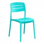 Lancaster Table & Seating Alto Terracotta Slat Back Resin Arm Chair