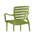Lancaster Table & Seating Sol Sea Moss Green Resin Arm Chair Lancaster Table & Seating Sol Sea Moss Green Resin Arm Chair