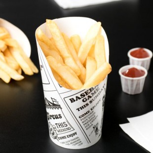 American Metalcraft FFCP6 6 oz. Paper French Fry Cup - 1,000/Case American Metalcraft FFCP6 6 oz. Paper French Fry Cup - 1,000/Case