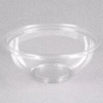 Sabert 51016A500 FreshPack Clear Flat Round Lid for 8, 12, and 16 oz. Bowls - 500/Case
