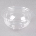 Sabert 51016A500 FreshPack Clear Flat Round Lid for 8, 12, and 16 oz. Bowls - 500/Case