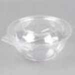 Polar Pak Clear Tamper-Evident, Tamper-Resistant 24 oz. Round Bowl with Lid - 50/Pack