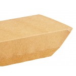 Carnival King Kraft Paper Food Sleeves for 3 lb. Food Trays - 250/Case