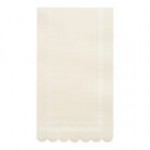 Sophistiplate Sage Scalloped Edge Paper Guest Towel - 240/Case