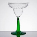 Fineline Flairware 2312-CL 12 oz. Plastic Margarita with Clear Base - 144/Case