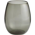 Acopa Pangea 15 oz. Gray Stemless Wine Glass - Sample Acopa Pangea 15 oz. Gray Stemless Wine Glass - Sample