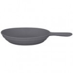 RAK Porcelain Chef's Fusion 11 oz. Stone Gray Porcelain Frying Pan - 6/Case