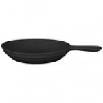 RAK Porcelain Chef's Fusion 11 oz. Stone Gray Porcelain Frying Pan - 6/Case