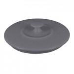 RAK Porcelain Chef's Fusion 11 oz. Stone Gray Porcelain Frying Pan - 6/Case