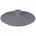 RAK Porcelain Chef's Fusion 11 oz. Stone Gray Porcelain Frying Pan - 6/Case
