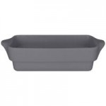 RAK Porcelain Chef's Fusion 11 oz. Stone Gray Porcelain Frying Pan - 6/Case