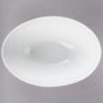 10 Strawberry Street RVL0031 Royal Oval 7 oz. White Porcelain Bowl - 24/Case