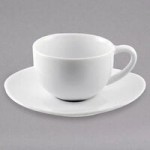 10 Strawberry Street RVL0031 Royal Oval 7 oz. White Porcelain Bowl - 24/Case