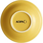Acopa Capri 4.5 oz. Citrus Yellow Stoneware Fruit Bowl / Monkey Dish - 48/Case