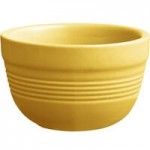 Acopa Capri 4.5 oz. Citrus Yellow Stoneware Fruit Bowl / Monkey Dish - 48/Case