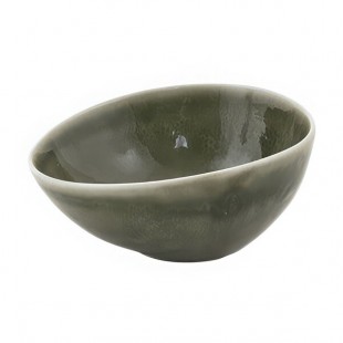 Front of the House Kiln 4 oz. Leek Porcelain Ramekin - 12/Case