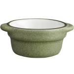 Acopa Embers 2.5 oz. Moss Green Matte Stoneware Sauce Cup - 36/Case