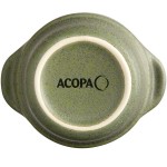 Acopa Embers 2.5 oz. Moss Green Matte Stoneware Sauce Cup - 36/Case