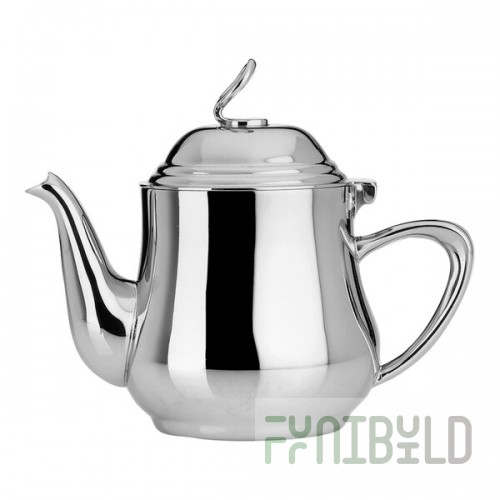 WNK by Steelite International Eminence 13 oz. Stainless Steel Teapot 5351S218