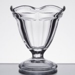 Anchor Hocking 575GU 4.5 oz. Crystal Footed Sherbet Dish - 6/Pack