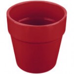 TableCraft CW1445R 2 Qt. Red Cast Aluminum Round Condiment Bowl TableCraft CW1445R 2 Qt. Red Cast Aluminum Round Condiment Bowl