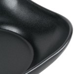 Hall China from Steelite International HL12120AFCA Foundry 42 oz. Black China Square Bowl with Scalloped Edges - 12/Case Hall China from Steelite International HL12120AFCA Foundry 42 oz. Black China Square Bowl with Scalloped Edges - 12/Case