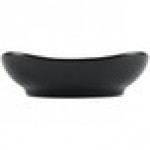 Hall China from Steelite International HL12120AFCA Foundry 42 oz. Black China Square Bowl with Scalloped Edges - 12/Case Hall China from Steelite International HL12120AFCA Foundry 42 oz. Black China Square Bowl with Scalloped Edges - 12/Case