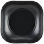 Hall China from Steelite International HL12120AFCA Foundry 42 oz. Black China Square Bowl with Scalloped Edges - 12/Case Hall China from Steelite International HL12120AFCA Foundry 42 oz. Black China Square Bowl with Scalloped Edges - 12/Case