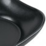 Hall China from Steelite International HL12120AFCA Foundry 42 oz. Black China Square Bowl with Scalloped Edges - 12/Case Hall China from Steelite International HL12120AFCA Foundry 42 oz. Black China Square Bowl with Scalloped Edges - 12/Case