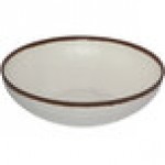 GET B-320-CRM Pottery Market 4 Qt. Glazed Cream Melamine Bowl with Brown Trim - 3/Case GET B-320-CRM Pottery Market 4 Qt. Glazed Cream Melamine Bowl with Brown Trim - 3/Case